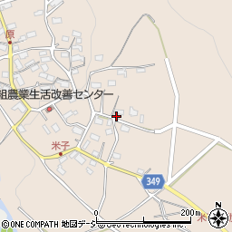 長野県須坂市米子730-1周辺の地図