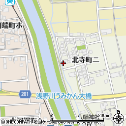 石川県金沢市北寺町ニ114周辺の地図