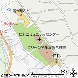 仁礼コミュニティセンター周辺の地図