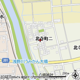 石川県金沢市北寺町ニ22-13周辺の地図