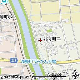 石川県金沢市北寺町ニ115周辺の地図