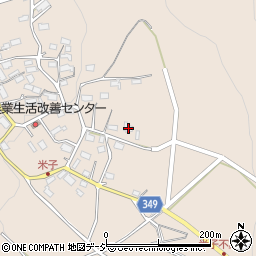 長野県須坂市米子732周辺の地図