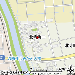 〒920-0206 石川県金沢市北寺町の地図