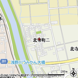 石川県金沢市北寺町ニ118周辺の地図