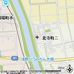 石川県金沢市北寺町ニ92-3周辺の地図