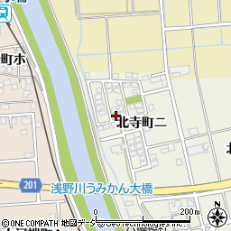石川県金沢市北寺町ニ80周辺の地図