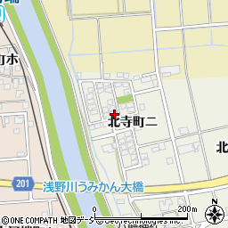 石川県金沢市北寺町ニ79周辺の地図