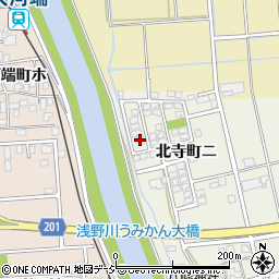 石川県金沢市北寺町ニ91周辺の地図