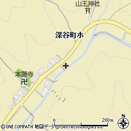 石川県金沢市深谷町周辺の地図