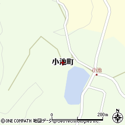 石川県金沢市小池町周辺の地図