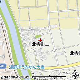 石川県金沢市北寺町ニ68周辺の地図
