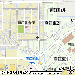 石川県金沢市直江北1丁目1周辺の地図
