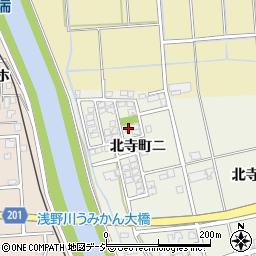 石川県金沢市北寺町ニ70周辺の地図