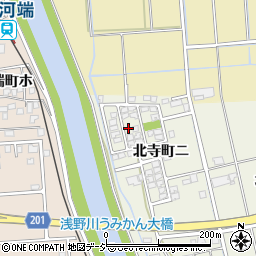 石川県金沢市北寺町ニ82周辺の地図