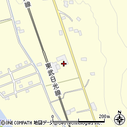 栃木県鹿沼市板荷134周辺の地図