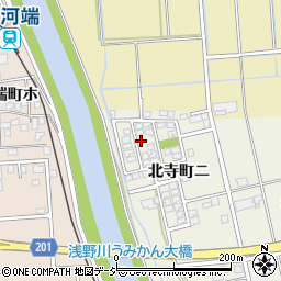 石川県金沢市北寺町ニ83周辺の地図