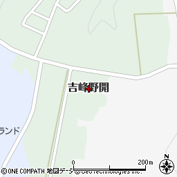 富山県中新川郡立山町吉峰野開周辺の地図