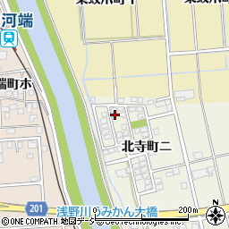 石川県金沢市北寺町ニ84周辺の地図