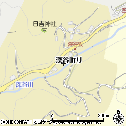 石川県金沢市深谷町リ周辺の地図