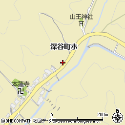 石川県金沢市深谷町ホ周辺の地図