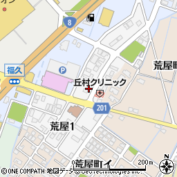 石川県金沢市荒屋周辺の地図