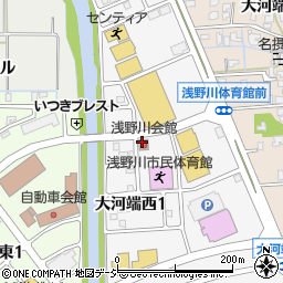 浅野川・社会福祉協議会周辺の地図