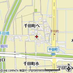 石川県金沢市千田町ヘ76周辺の地図