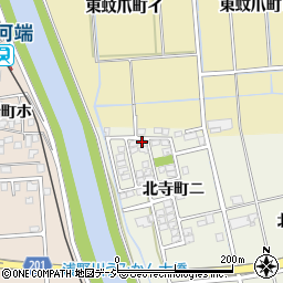 石川県金沢市北寺町ニ74周辺の地図