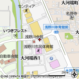 石川県金沢市大河端西周辺の地図