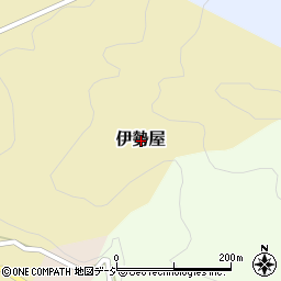富山県中新川郡立山町伊勢屋周辺の地図