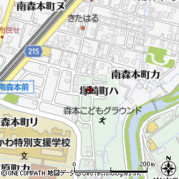 石川県金沢市塚崎町ハ116周辺の地図