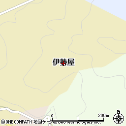 富山県立山町（中新川郡）伊勢屋周辺の地図