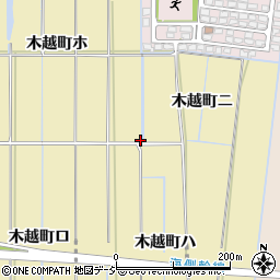石川県金沢市木越町ホ1周辺の地図