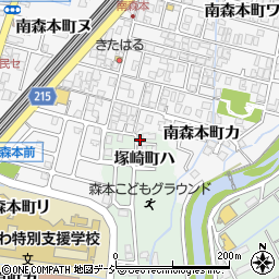 石川県金沢市塚崎町ハ96周辺の地図
