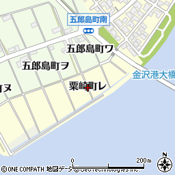石川県金沢市粟崎町レ周辺の地図