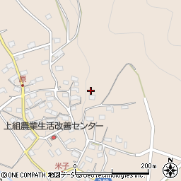 長野県須坂市米子周辺の地図
