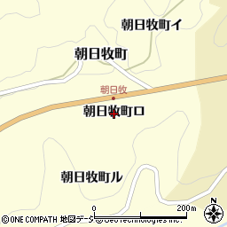 石川県金沢市朝日牧町ロ周辺の地図