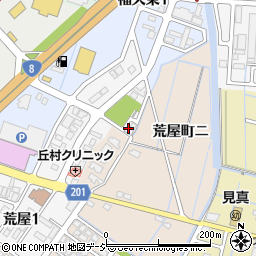 石川県金沢市荒屋1丁目95周辺の地図