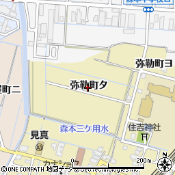 石川県金沢市弥勒町タ周辺の地図