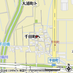 石川県金沢市千田町ヘ71周辺の地図