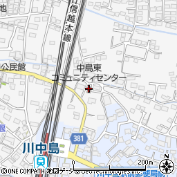 中島東コミュニティセンター周辺の地図