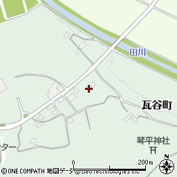 栃木県宇都宮市瓦谷町1097周辺の地図