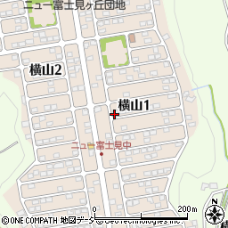栃木県宇都宮市横山周辺の地図