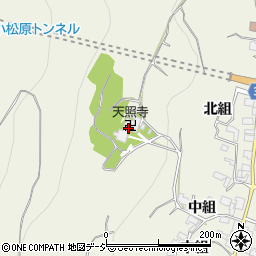 天照寺周辺の地図