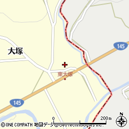 群馬県吾妻郡中之条町大塚2406周辺の地図