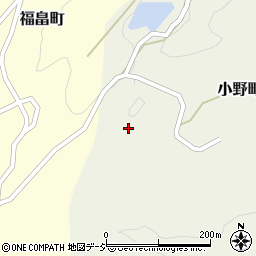 石川県金沢市小野町リ周辺の地図