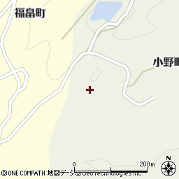 石川県金沢市小野町（リ）周辺の地図