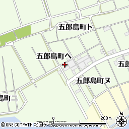 石川県金沢市五郎島町ヘ62周辺の地図
