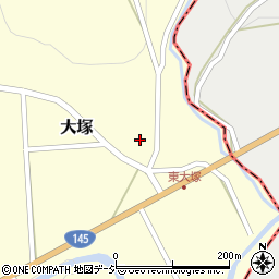 群馬県吾妻郡中之条町大塚1959周辺の地図