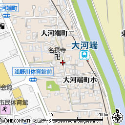 石川県金沢市大河端町周辺の地図
